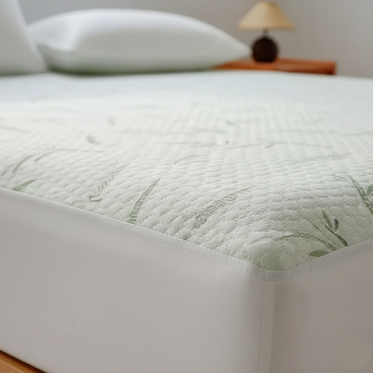 Protetor de Colchão Impermeável em Fibra de Bambu