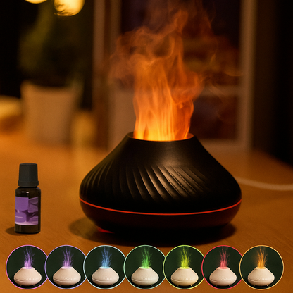 Difusor Aromático com Efeito Chama