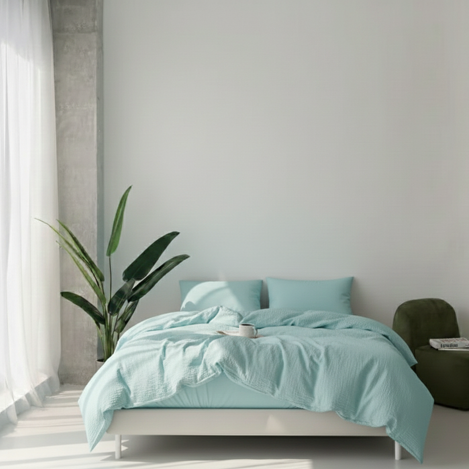 Capa de Edredom Verão em Algodão Lavado