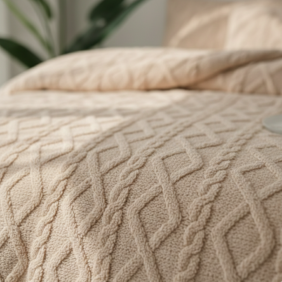 Capa de Edredom em Veludo Plush