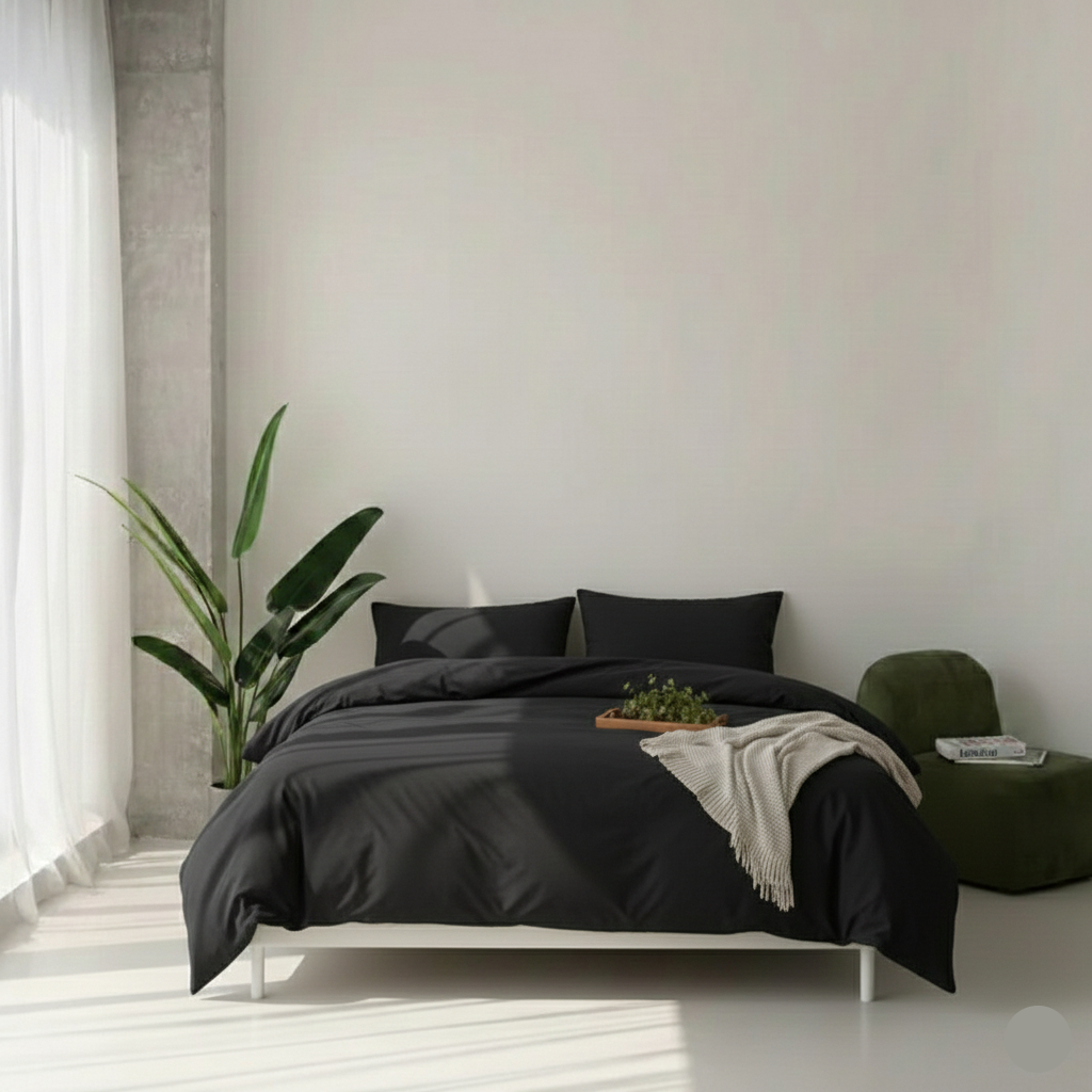 Capa de Edredom em Algodão Lavado