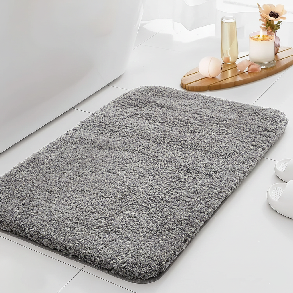 Tapete de Banheiro Felpudo Antiderrapante