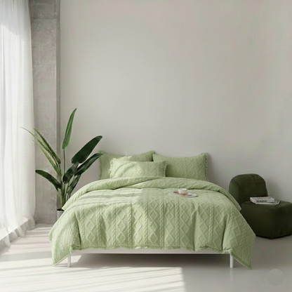 Capa de Edredom em Veludo Plush