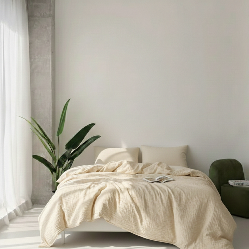 Capa de Edredom Verão em Algodão Lavado