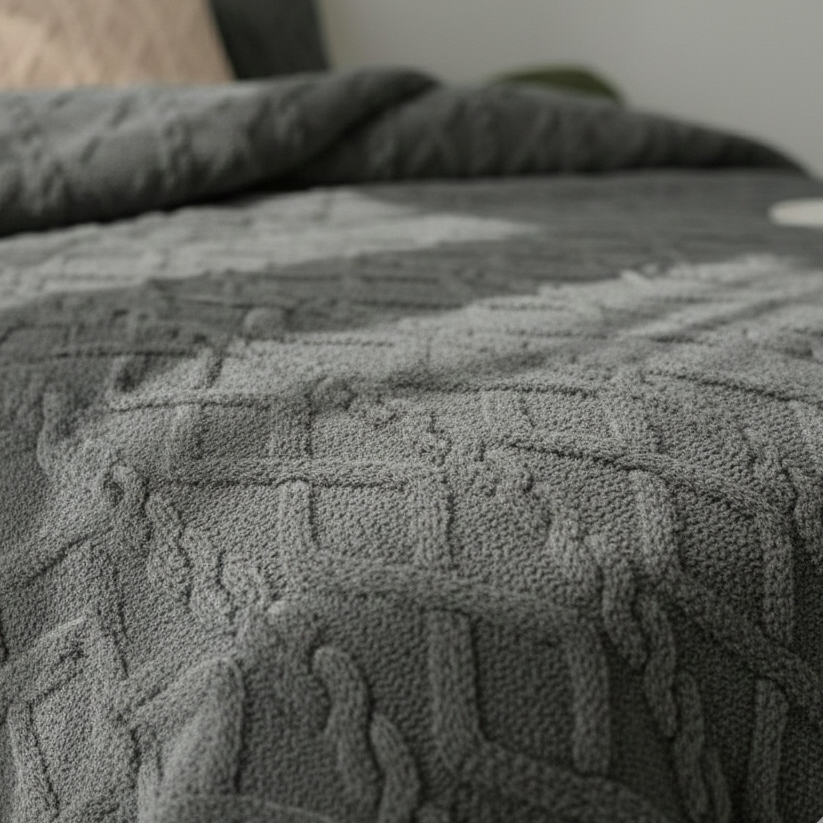 Capa de Edredom em Veludo Plush