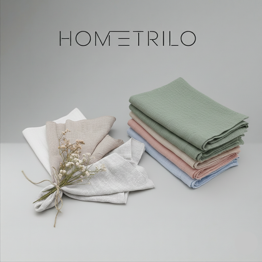 Guardanapos de Tecido em Algodão Gaze