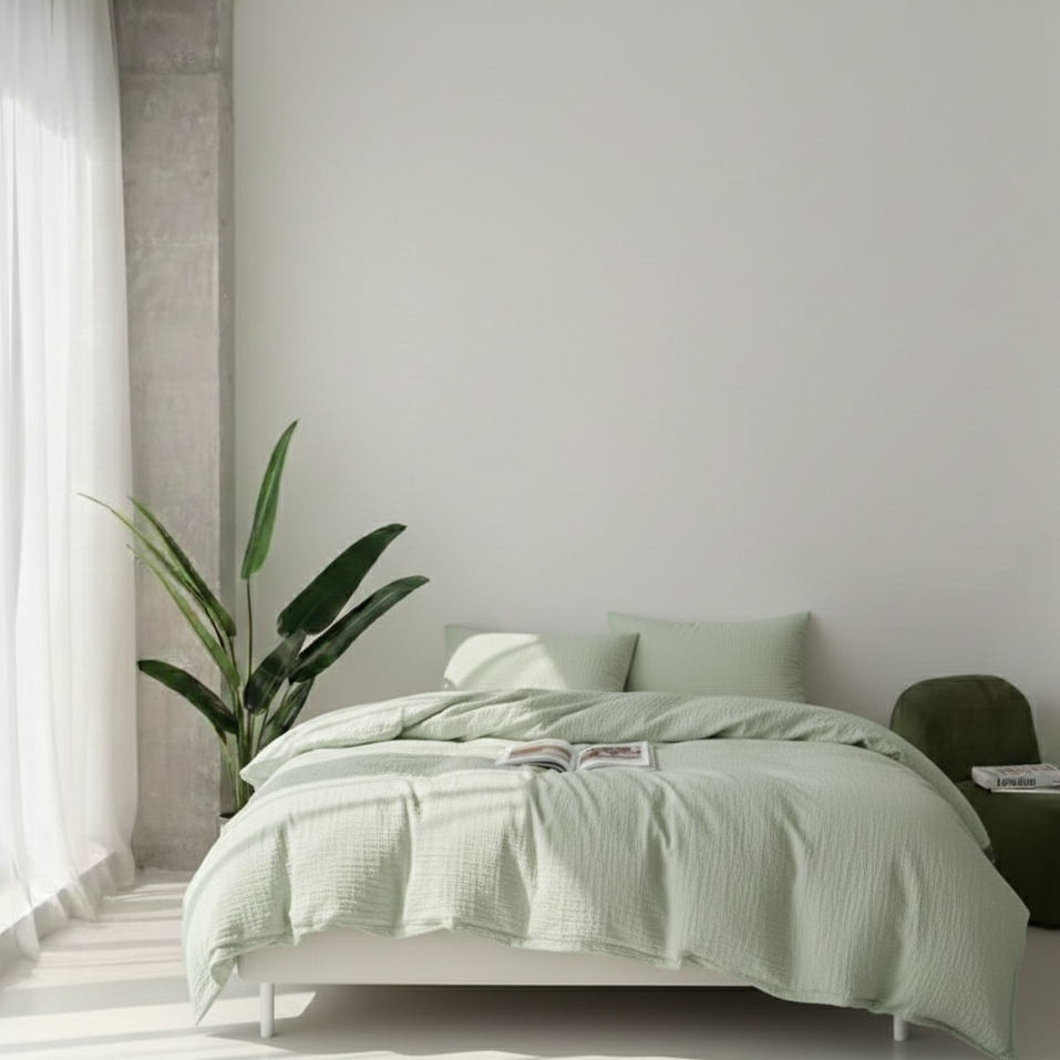 Capa de Edredom Verão em Algodão Lavado