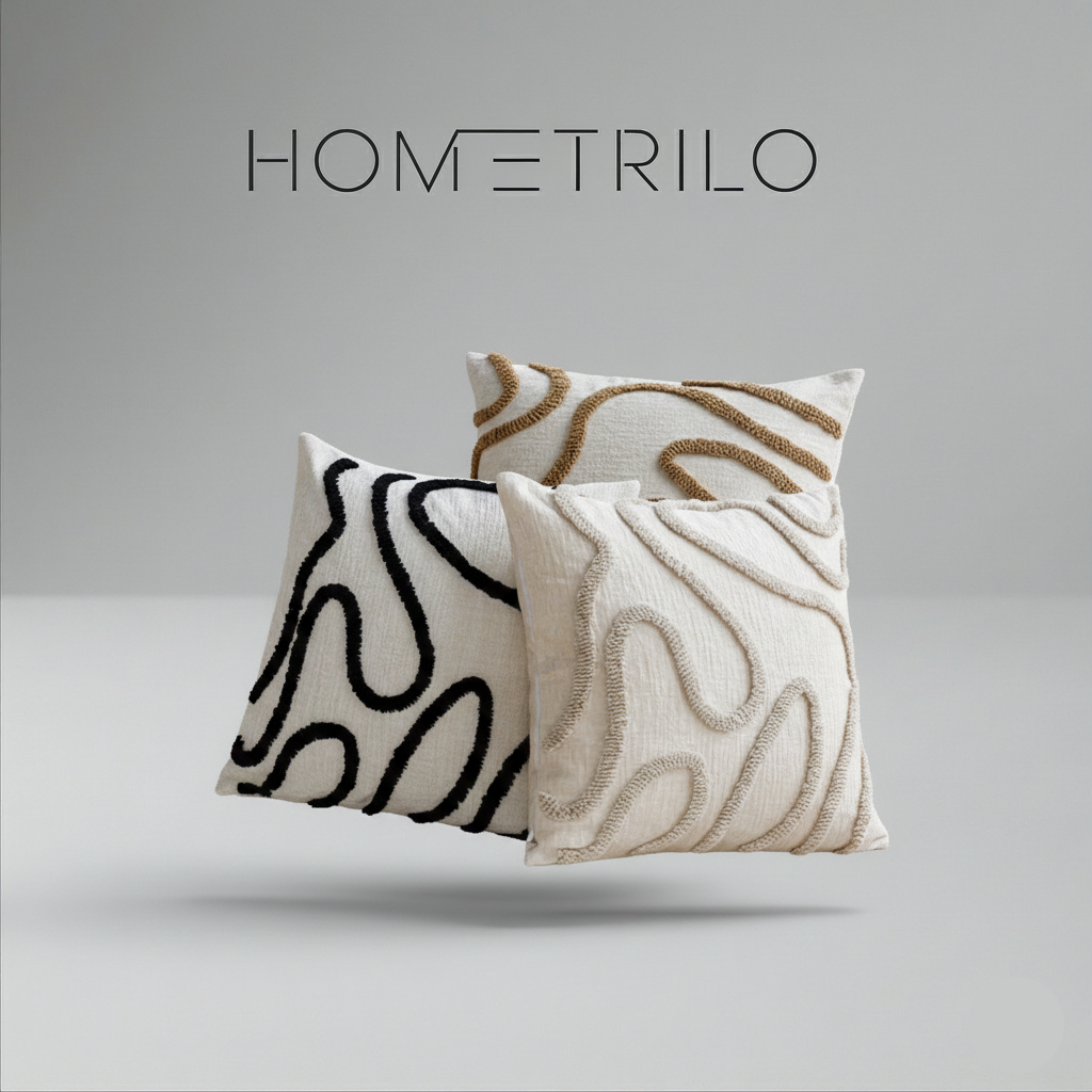 Capa de Almofada Boho em Chenille