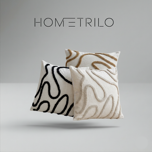 Capa de Almofada Boho em Chenille