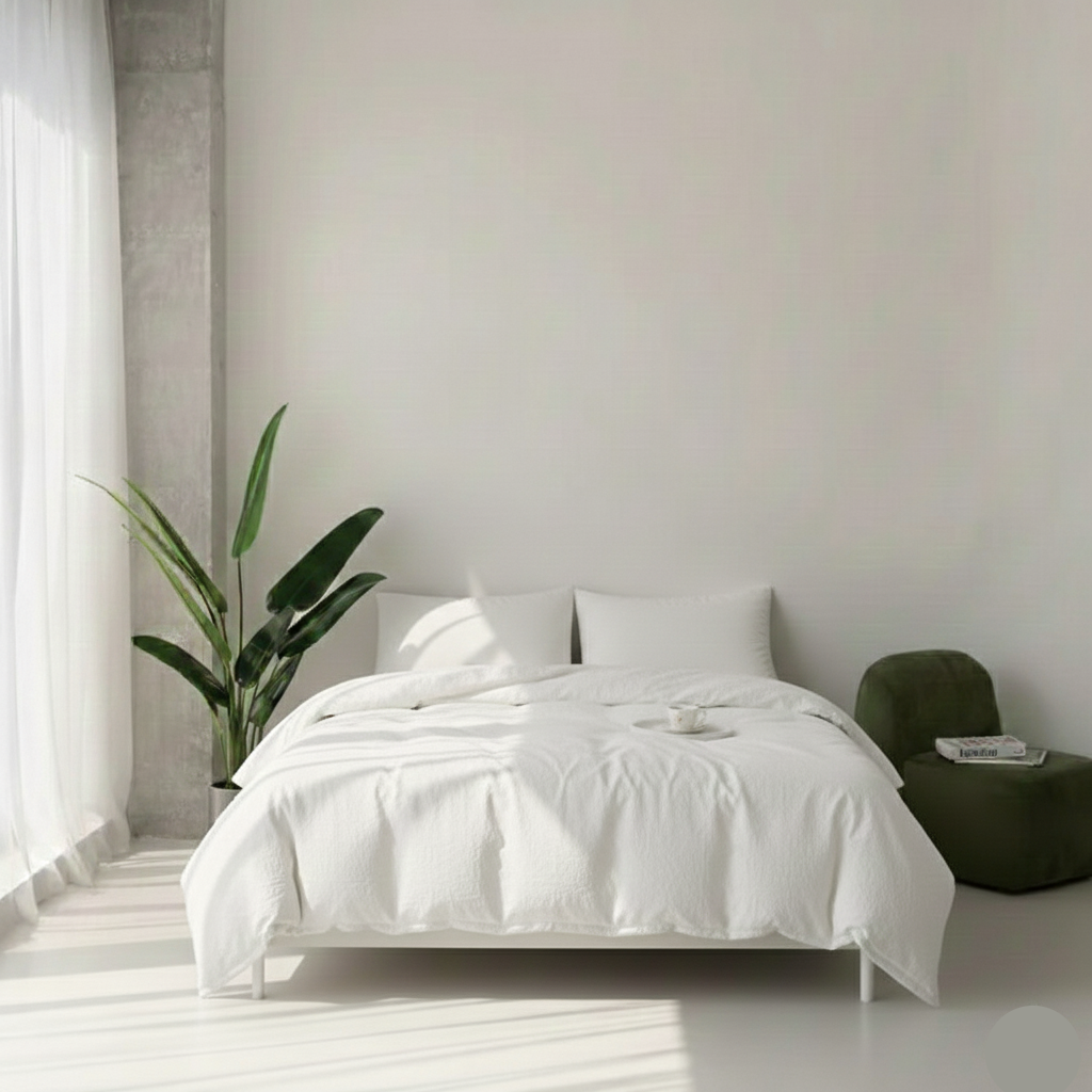 Capa de Edredom em Algodão Minimalista