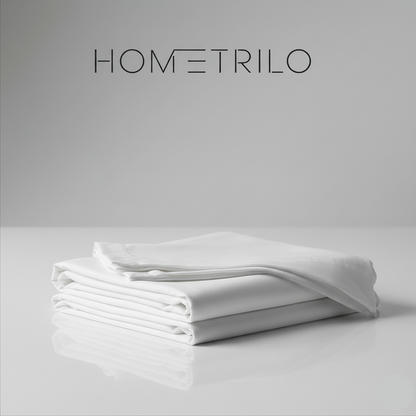 Lençol Branco Lavado com Toque Macio