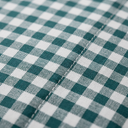 Capa de Edredom Microfibra Verde Vichy