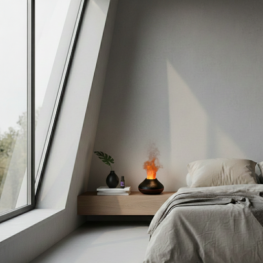 Difusor Aromático com Efeito Chama