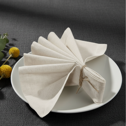 Guardanapos de Mesa em Linho e Algodão