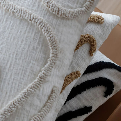 Capa de Almofada Boho em Chenille